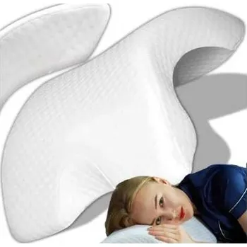 Polštář VERK GROUP Paměťový polštář 2 - Bílý komfortní opěrný polštář