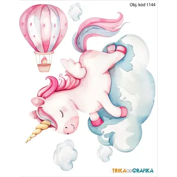 Textilie k potisku Jednorožec 3 – nažehlovačka 14x11cm