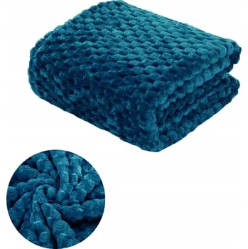 Prostěradlo Přehoz / Deka na postel s reliéfním vzorem bublin, 160x200 cm, zinek