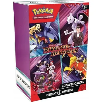 Sběratelská karetní hra Pokémon TCG Sada 6 Boosterů EV10 Rivalities Destinées Team Rocket Nové