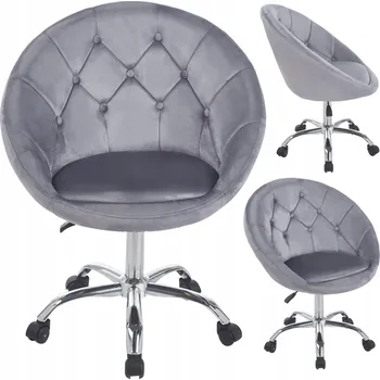 Otočná židle Jumi šedá