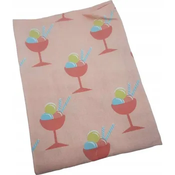 Kuchyňská zástěra Kuchyňská zástěra na zavazování Bavlna 60x90 Zmrzlina