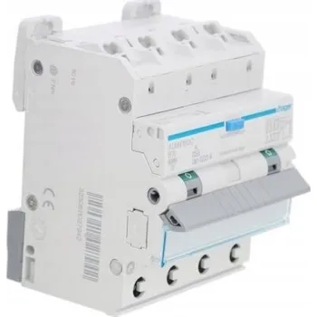 Jistič Hager RCBO 4P 6kA B 16A 30mA A QC/QB Jistič s proudovým chráničem