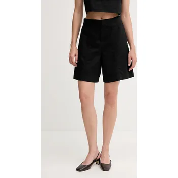 Pánská móda Šortky s příměsí lnu Calvin Klein Jeans J20J225219 černá 99X, vel. 28