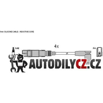 Zapalovací kabel Sada zapalovacích kabelů STARTLINE
