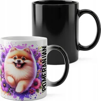 MAGICKÝ HRNEK 330ML S POTISKEM - PES PSI PLEMENO POMERANIAN ŠPIC