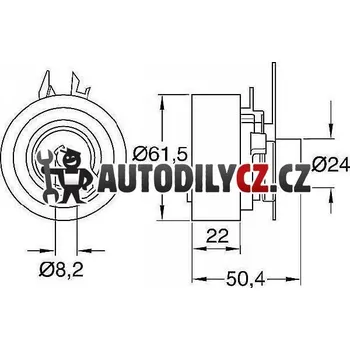 Rozvod motoru Sada rozvodového řemene GATES, GT K025427XS