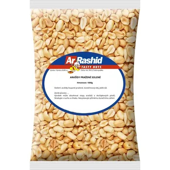 Přisada na vaření a pečení CZ distribuce ArRashid Arašídy pražené solené 1 kg