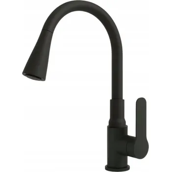 Vodovodní baterie Stojánková kuchyňská baterie Garmand FLEX černá