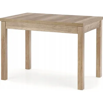 Jídelní stůl Obdélníkový rozkládací stůl Savona 120x75 cm do kuchyně, obývacího pokoje, jídelny, barva sonoma