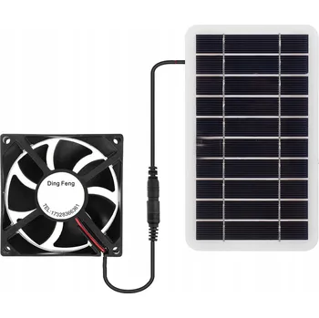 Klimatizace automobilu 30W VENTILÁTOR NAPÁJENÝ SOLÁRNÍM PANELEM PRO KUCHYŇ SKLENÍK KURNÍK