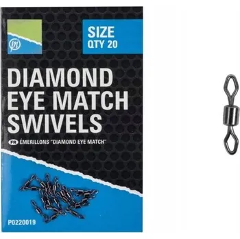 Obratlík Preston Diamond Eye Match Swivels