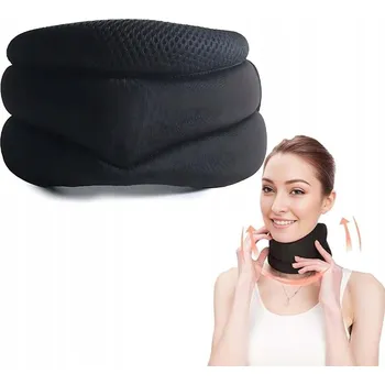 Ortopedická krční ortéza Podpora krku proti chrápání černá