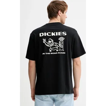 Bavlněné tričko Dickies pánské, černá barva, DK0A87QI 99X, vel. S