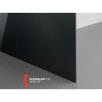 Plexisklo Černé plexisklo Plexiglas GS 3mm 9H01 (prop. 0%) 2030 x 3050 mm