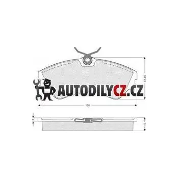 Brzdová destička Brzdové destičky sada - STARTLINE