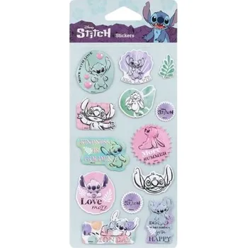 samolepka Coolpack Disney Vzor 4 Samolepky 3D vystouplé 13 ks Stitch 75439PTR
