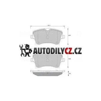 Brzdová destička Brzdové destičky, sada - STARTLINE