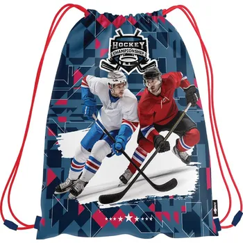 Školní sáček Kapsa na přezůvky JUNIOR S8 Hockey – sáček 33 × 39 cm