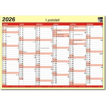 Kalendář Lístkový kalendář 2026, A4