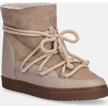 Dámská zimní obuv Kožené sněhule Inuikii Classic Wedge béžová barva, 1001.004.0042.250 80X, EUR 41