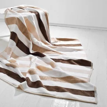 deka Bavlněná deka Beige Strip