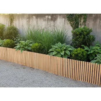 Plot Dřevěná rohož- KLASIK 40 cm Výška x délka: 40 x 100 cm přírodní