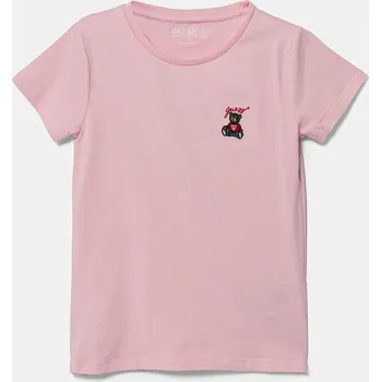 Dětské tričko Guess J5RI44.J1314.PPYA růžová 30X, vel. 125-135