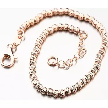Šperk Náramek - stříbro 925 v barvě růžového zlata B1403186-0048-SLX délka 21 cm
