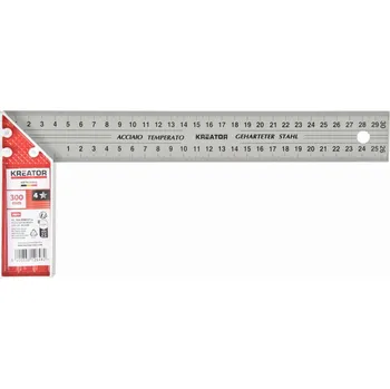Měřicí přístroj Úhelník hliníkový HQ, 350 mm, Kreator KRTH70502