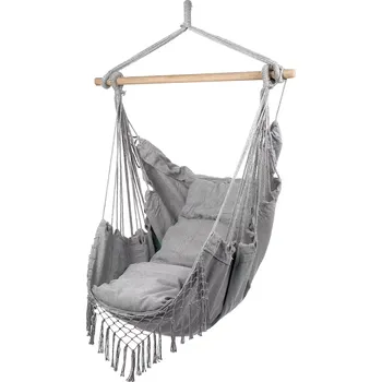 Houpací síť maltec závěsné brazilské křeslo l.gray