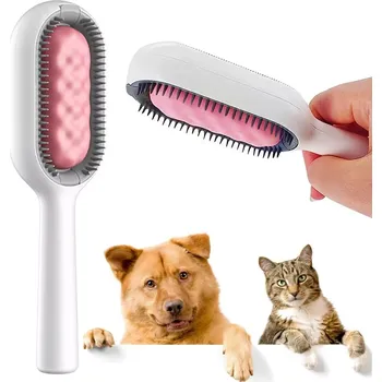 Péče o srst a drápky Silikonový kartáč 3 v 1 pro psy a kočky