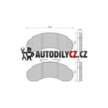 Brzdová destička Brzdové destičky, sada - STARTLINE
