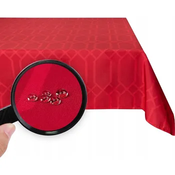 ubrus Ubrus na stůl Odolný proti skvrnám Voděodolný Polyester 140x200cm Červený