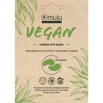 Vrták MUJU Veganské náplasti pod oči s kolagenem 30 ks