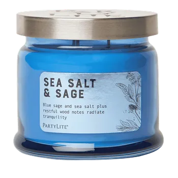Svíčka PARTYLITE | Sea Salt &amp; Sage Svíčka se 3 knoty