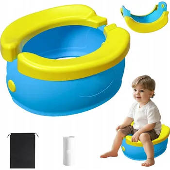 Nočník Skládací cestovní nočník BANANA pro děti - přenosná toaleta