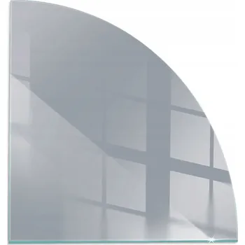 Krbová kamna Termoizolační skleněná deska s potiskem pod krb, šedá barva