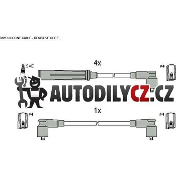 Zapalovací kabel Sada zapalovacích kabelů STARTLINE