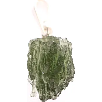 Přívěsek Magieprirody.cz Přívěsek Vltavín 1.3 g 16 x 10 mm šlupna chirurgická ocel #V99