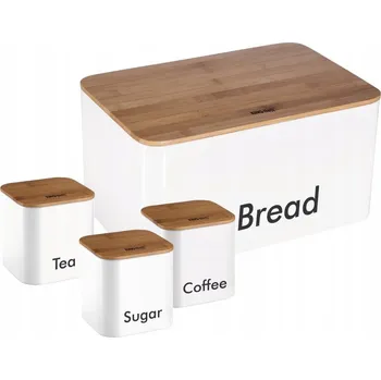 chlebník Chlebník sada Kinghoff bílá ocel