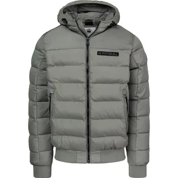 PitBull West Coast - pánská zimní bunda DILLON šedozelená velikost: XL