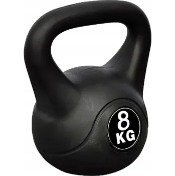 Kettlebell Shumee 8 kg černý