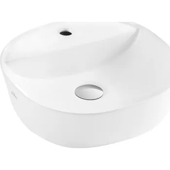 Umyvadlo Umyvadlo na desku kulaté Invena Parla 40 cm bílé