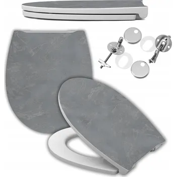 WC sedátko WC sedátko pro KOŁO CERSANIT ROCA univerzální šedé šedá grafit mramor