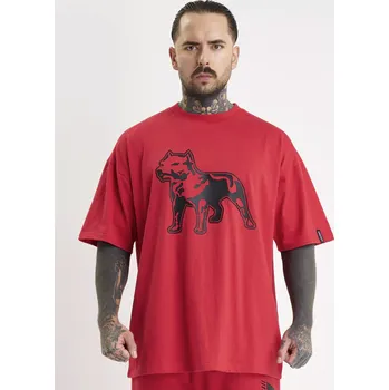 Pánské triko Amstaff Logo 2.0 black/red velikost: 3XL