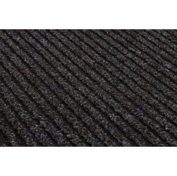 Rohožka Protiskluzová rohožka GIN hnědá UNIVERZÁLNÍ PROUŽKY 100x210 cm