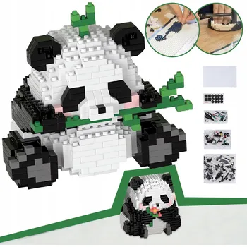 ostatní stavebnice PANDA MINI SADA KOSTEK, PANDA, SADY PRO STAVĚNÍ PANDA MIKRO STAVEBNICE