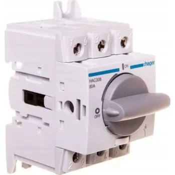 Jistič Odpínač Hager 380 V IP20 80 A