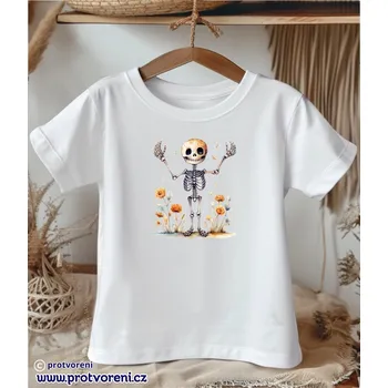 Chlapecké tričko Trička s potiskem Tričko s potiskem, dětské, KOSTLIVEC, 1 ks zvolte VELIKOST textilu ZDE:: 3/4 let Beagle